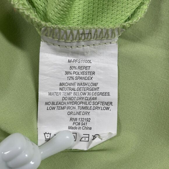 Mojo Sportswear Shirt Men's 3XL Green Performance Fishing Pockets Vented - Picture 8 of 8